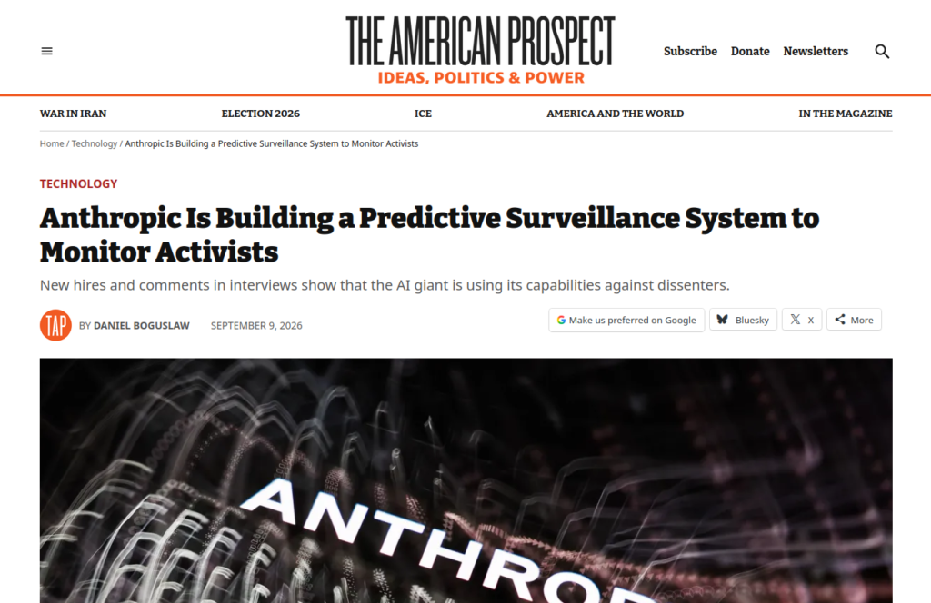 Article in American Prospect
